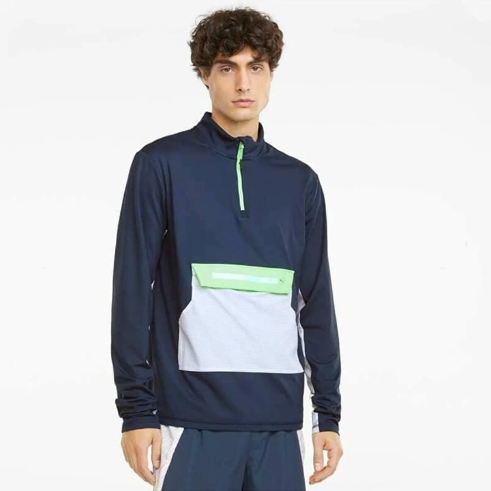 PUMA Run Cooladapt Half Zip Jacket